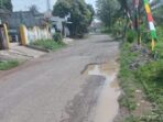 Jalan menuju kantor DPRD dan SMA,N 1 tebing tinggi kabupaten empat Lawang