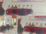 Rakorcam III kecamatan di gelar di aula kecamatan kerkap