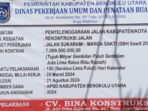 BREAKING NEWS: Proyek 7 Milyar Lebih, Tokoh Masyarakat Desa Sukarami Angkat Bicara