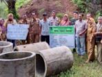 Pemdes Tebar Pacur, Sukseskan Titik Nol Pemasangan Gorong-Gorong JUT