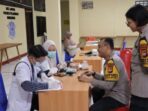 Polres Pelabuhan Makassar Gelar Pemeriksaan Kesehatan untuk Personel Pam TPS Pilkada Serentak