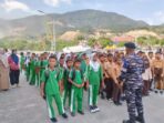 Tingkatkan Pengetahuan Generasi Muda Tentang Angkatan Laut, KRI Banjarmasin-592 dan Lanal Palu Gelar Open Ship Tour di Kota Palu