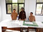 pasangan dan persetujuan tampal batas, 1,telah di pasang patok tanda batas​​​​