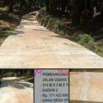 Proyek Pembangunan Jalan Rabat di Desa Selubuk Diduga Mencari Keuntungan Diri Sendiri