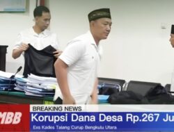 Korupsi DD Rp267 Juta, Sudianto Eks Kades Talang Curup Bengkulu Utara Jalani Sidang perdana 