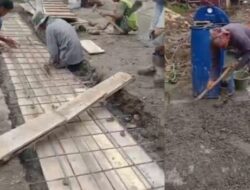 Astaga! Proyek Siluman di Kota Bengkulu Kembali Jadi Sorotan, Adukan Manual, K3 dan Jarak Anyaman Besi 20 cm Menyita Perhatian Publik