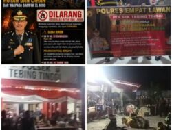 POLSEK TEBING TINGGI POLRES EMPAT LAWANG MERIAHKAN HUT RI KE – 81 DENGAN LOMBA GAPLEK DAN PERTUNJUKAN KUDA KEPANG SEKALIGUS MEMNYAMPAIKAN PESAN KAMTIBMAS AGAR TIDAK MEMBUKA LAHAN DENGAN CARA DI BAKAR