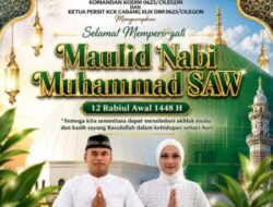Dandim 0623/Cilegon Ucapkan Selamat Memperingati Maulid Nabi Muhammad SAW 1448 Hijriah, Mari Kita Bersama Teladani Akhlak Rasulullah