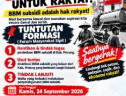 PINRANG MEMANGGIL: BBM SUBSIDI RAKYAT DISELEWENGKAN, MASYARAKAT DIMINTA TIDAK DIAM